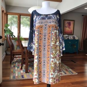 Anthropologie above knee shift dress, NWT